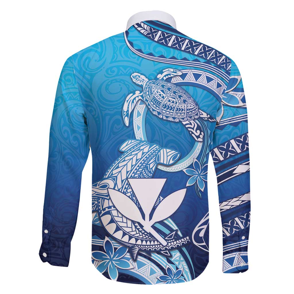 Hawaii Family Matching Long Sleeve Bodycon Dress and Hawaiian Shirt Turtle With Hammerhead Shark Oceanic DT04 - Polynesian Pride