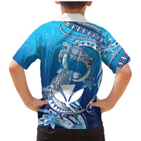 Hawaii Family Matching Mermaid Dress and Hawaiian Shirt Turtle With Hammerhead Shark Oceanic DT04 - Polynesian Pride