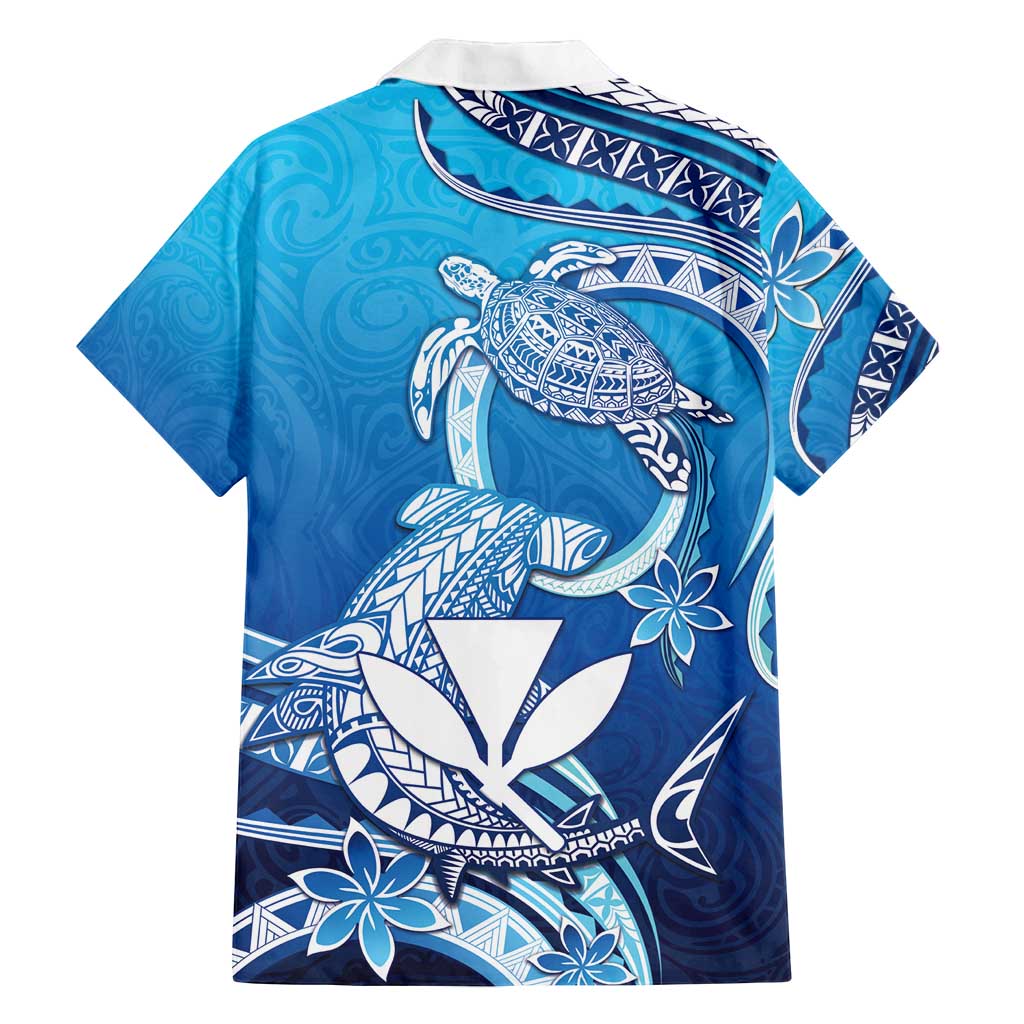 Hawaii Family Matching Summer Maxi Dress and Hawaiian Shirt Turtle With Hammerhead Shark Oceanic DT04 - Polynesian Pride