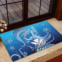 Hawaii Rubber Doormat Turtle With Hammerhead Shark Oceanic