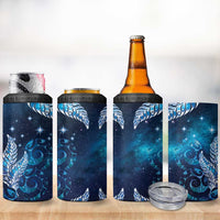 New Zealand Matariki 4 in 1 Can Cooler Tumbler Maori Koru Mix Silver Fern DT04 - Polynesian Pride