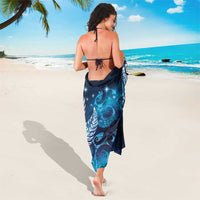 New Zealand Matariki Sarong Maori Koru Mix Silver Fern