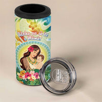 Personalised Hawaii Mother's Day 4 in 1 Can Cooler Tumbler I Love You Mom DT04 - Polynesian Pride