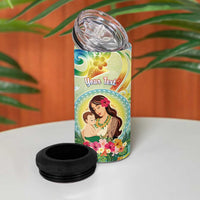 Personalised Hawaii Mother's Day 4 in 1 Can Cooler Tumbler I Love You Mom DT04 - Polynesian Pride