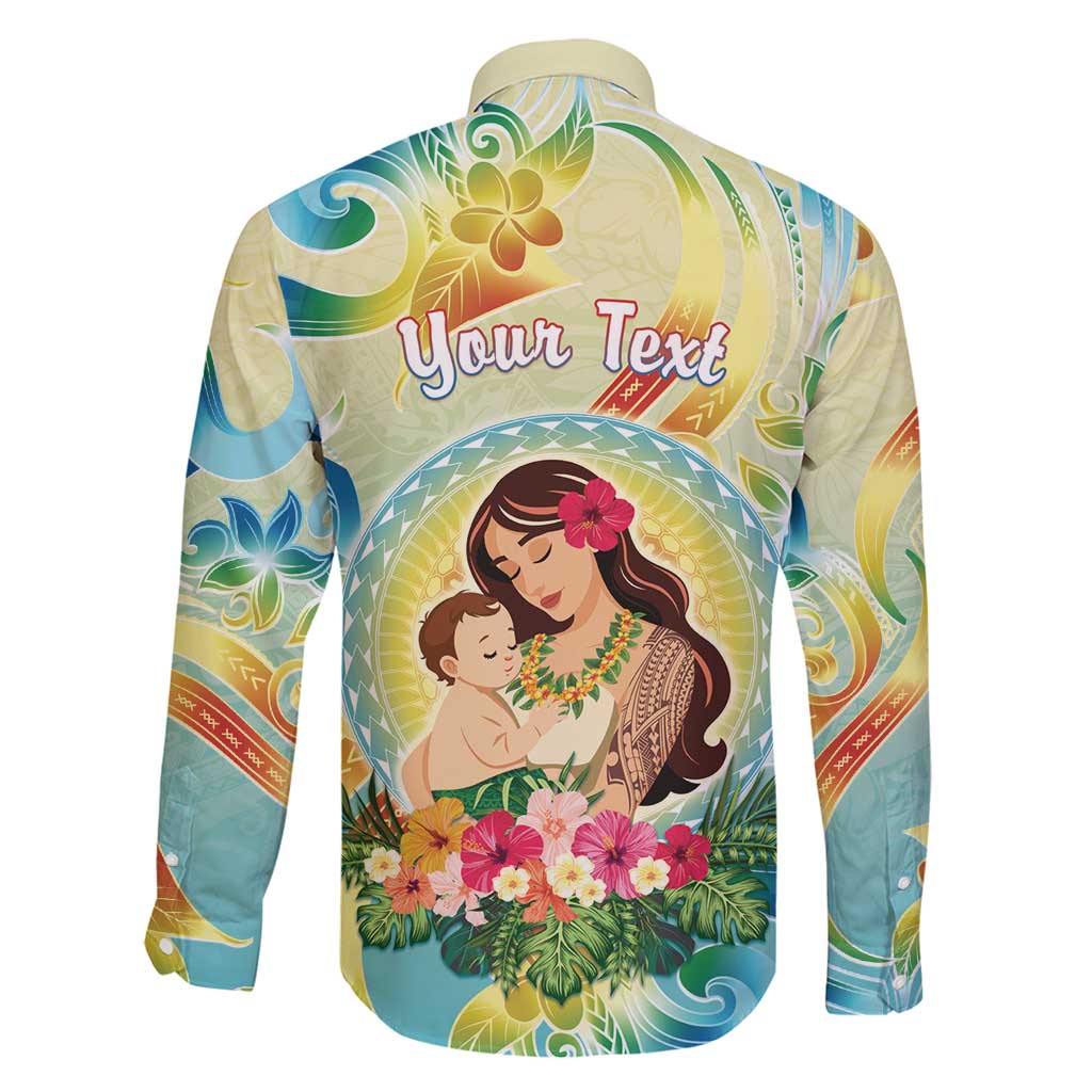 Personalised Hawaii Mother's Day Family Matching Summer Maxi Dress and Hawaiian Shirt I Love You Mom DT04 - Polynesian Pride