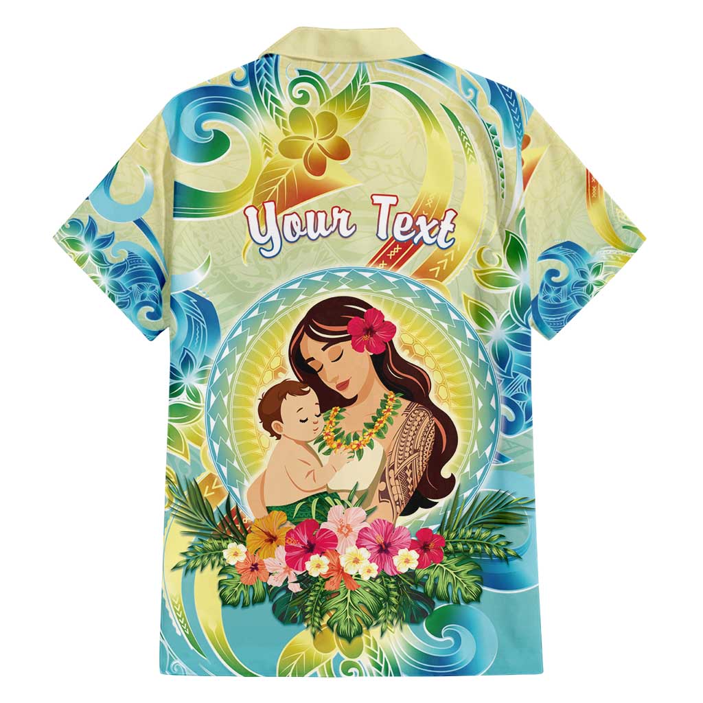 Personalised Hawaii Mother's Day Family Matching Tank Maxi Dress and Hawaiian Shirt I Love You Mom DT04 - Polynesian Pride
