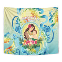 Hawaii Mother's Day Tapestry I Love You Mom DT04 - Polynesian Pride
