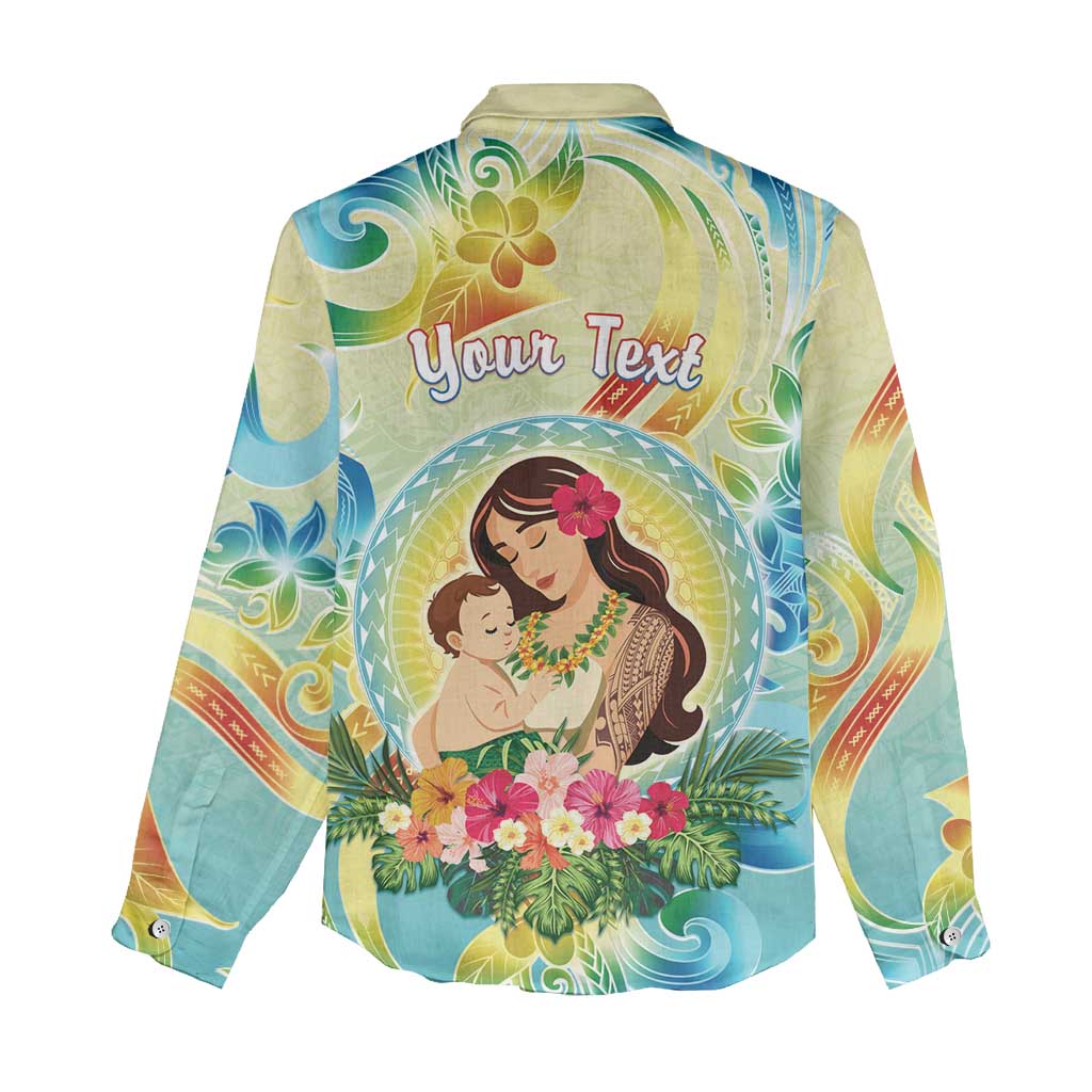 Personalised Hawaii Mother's Day Women Casual Shirt I Love You Mom DT04 - Polynesian Pride