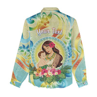 Personalised Hawaii Mother's Day Women Casual Shirt I Love You Mom DT04 - Polynesian Pride