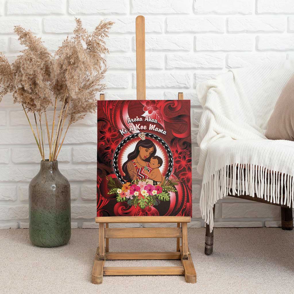 New Zealand Mother's Day Canvas Wall Art I Love You Mom
