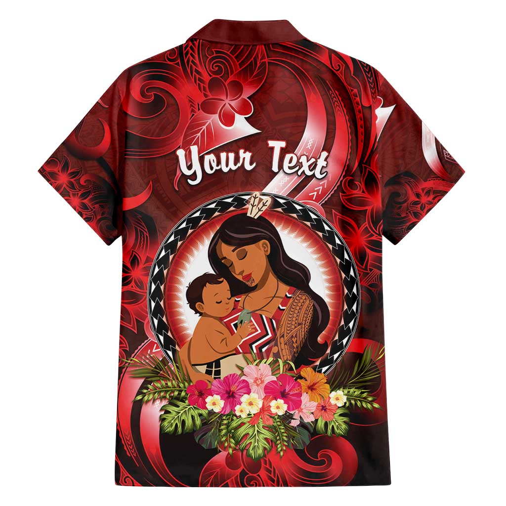 Personalised New Zealand Mother's Day Family Matching Puletasi and Hawaiian Shirt I Love You Mom DT04 - Polynesian Pride