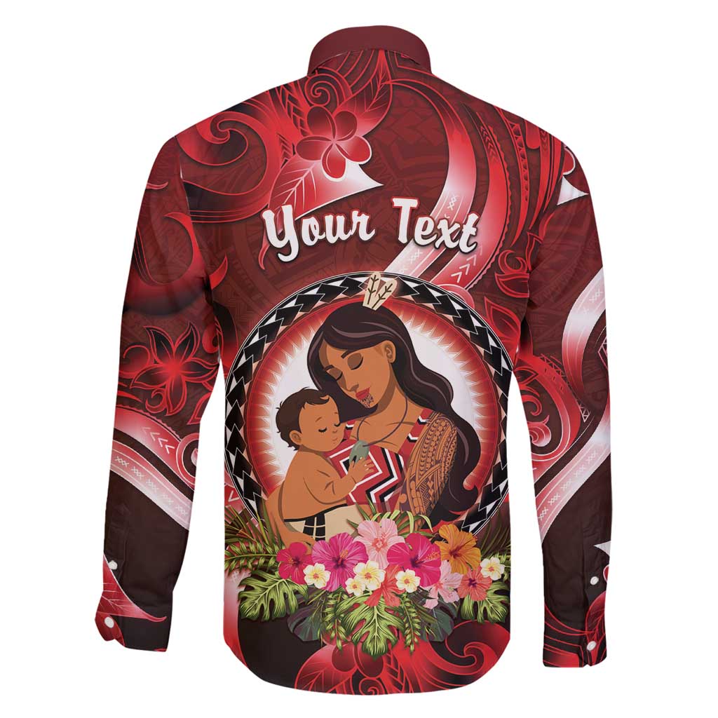 Personalised New Zealand Mother's Day Family Matching Tank Maxi Dress and Hawaiian Shirt I Love You Mom DT04 - Polynesian Pride