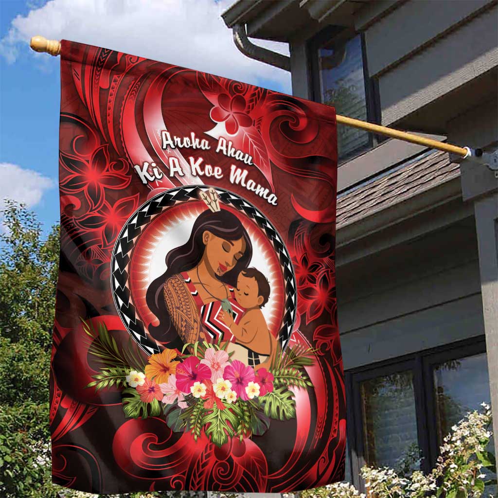 New Zealand Mother's Day Garden Flag I Love You Mom DT04 - Polynesian Pride