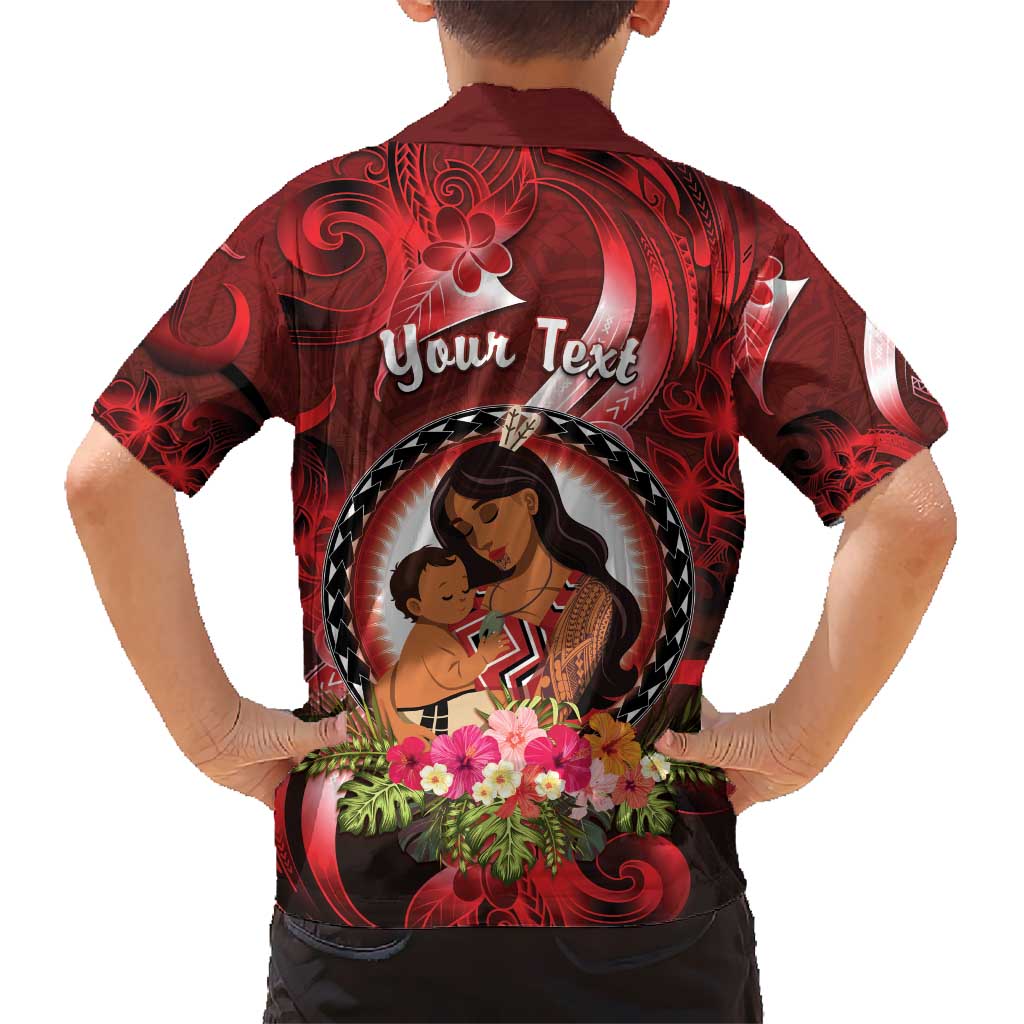Personalised New Zealand Mother's Day Hawaiian Shirt I Love You Mom DT04 - Polynesian Pride