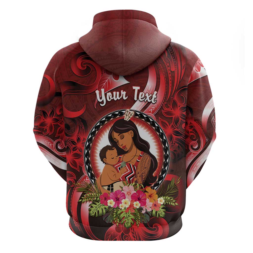 Personalised New Zealand Mother's Day Hoodie I Love You Mom DT04 - Polynesian Pride