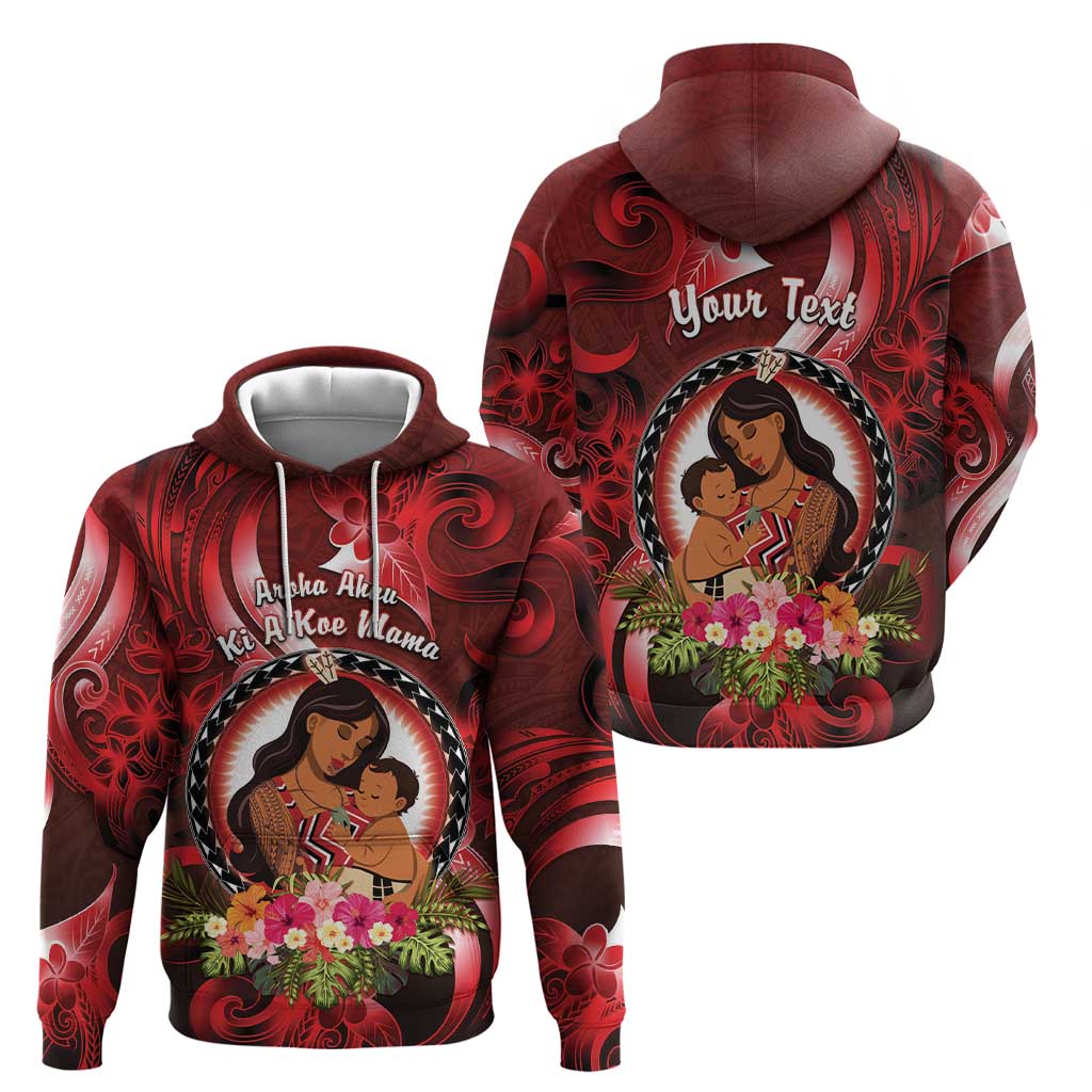 Personalised New Zealand Mother's Day Hoodie I Love You Mom DT04 - Polynesian Pride