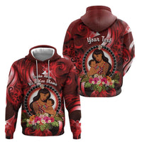 Personalised New Zealand Mother's Day Hoodie I Love You Mom DT04 - Polynesian Pride