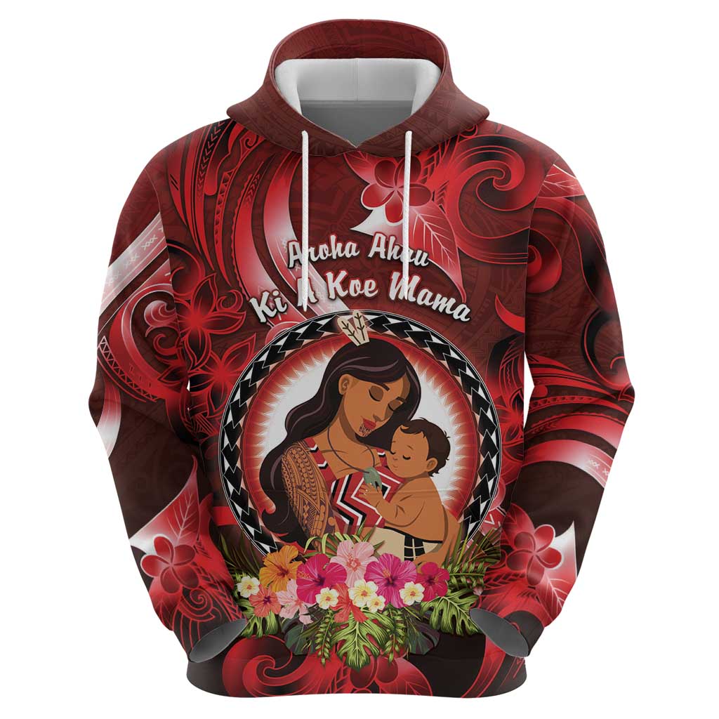 Personalised New Zealand Mother's Day Hoodie I Love You Mom DT04 - Polynesian Pride