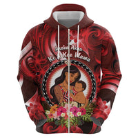 Personalised New Zealand Mother's Day Hoodie I Love You Mom DT04 - Polynesian Pride