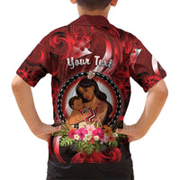 Personalised New Zealand Mother's Day Kid Hawaiian Shirt I Love You Mom DT04 - Polynesian Pride
