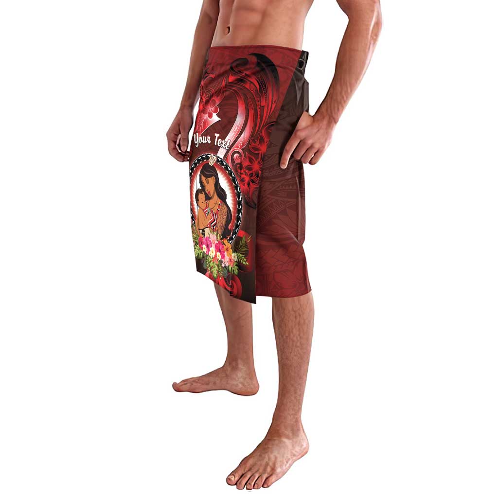 Personalised New Zealand Mother's Day Lavalava I Love You Mom