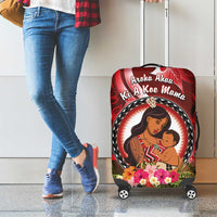 New Zealand Mother's Day Luggage Cover I Love You Mom DT04 - Polynesian Pride
