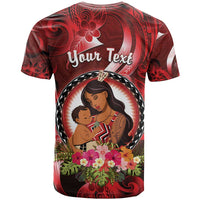 Personalised New Zealand Mother's Day T Shirt I Love You Mom DT04 - Polynesian Pride