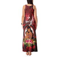 Personalised New Zealand Mother's Day Tank Maxi Dress I Love You Mom DT04 - Polynesian Pride