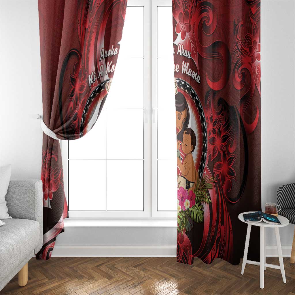 New Zealand Mother's Day Window Curtain I Love You Mom