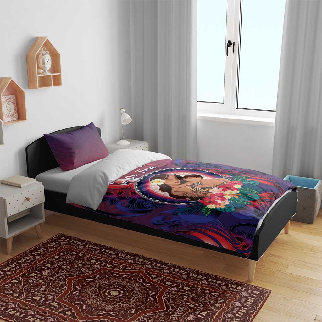 Samoa Mother's Day Bedding Set I Love You Mom