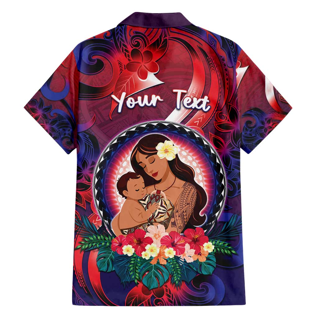 Personalised Samoa Mother's Day Family Matching Summer Maxi Dress and Hawaiian Shirt I Love You Mom DT04 - Polynesian Pride