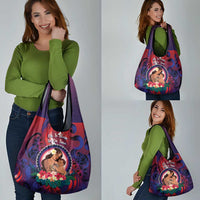 Samoa Mother's Day Grocery Bag I Love You Mom