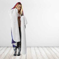 Samoa Mother's Day Hooded Blanket I Love You Mom