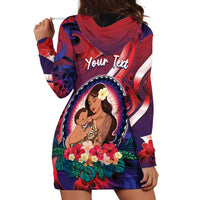 Personalised Samoa Mother's Day Hoodie Dress I Love You Mom DT04 - Polynesian Pride