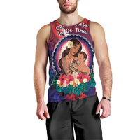 Personalised Samoa Mother's Day Men Tank Top I Love You Mom DT04 - Polynesian Pride