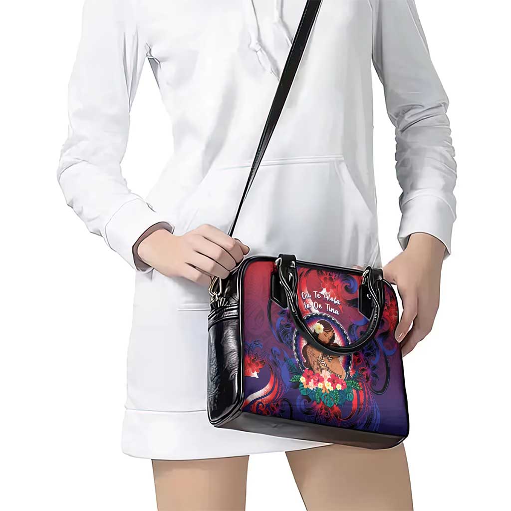 Samoa Mother's Day Shoulder Handbag I Love You Mom