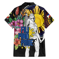 Filipinos Lapu-Lapu Hero Philippines Family Matching Long Sleeve Bodycon Dress and Hawaiian Shirt Hibiscus Flowers Style DT04 - Polynesian Pride