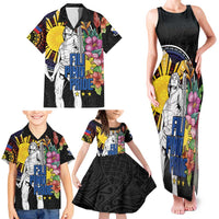 Filipinos Lapu-Lapu Hero Philippines Family Matching Tank Maxi Dress and Hawaiian Shirt Hibiscus Flowers Style DT04 - Polynesian Pride