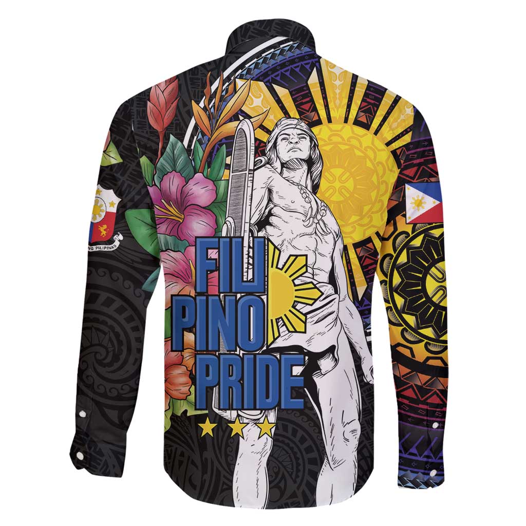 Filipinos Lapu-Lapu Hero Philippines Family Matching Tank Maxi Dress and Hawaiian Shirt Hibiscus Flowers Style DT04 - Polynesian Pride