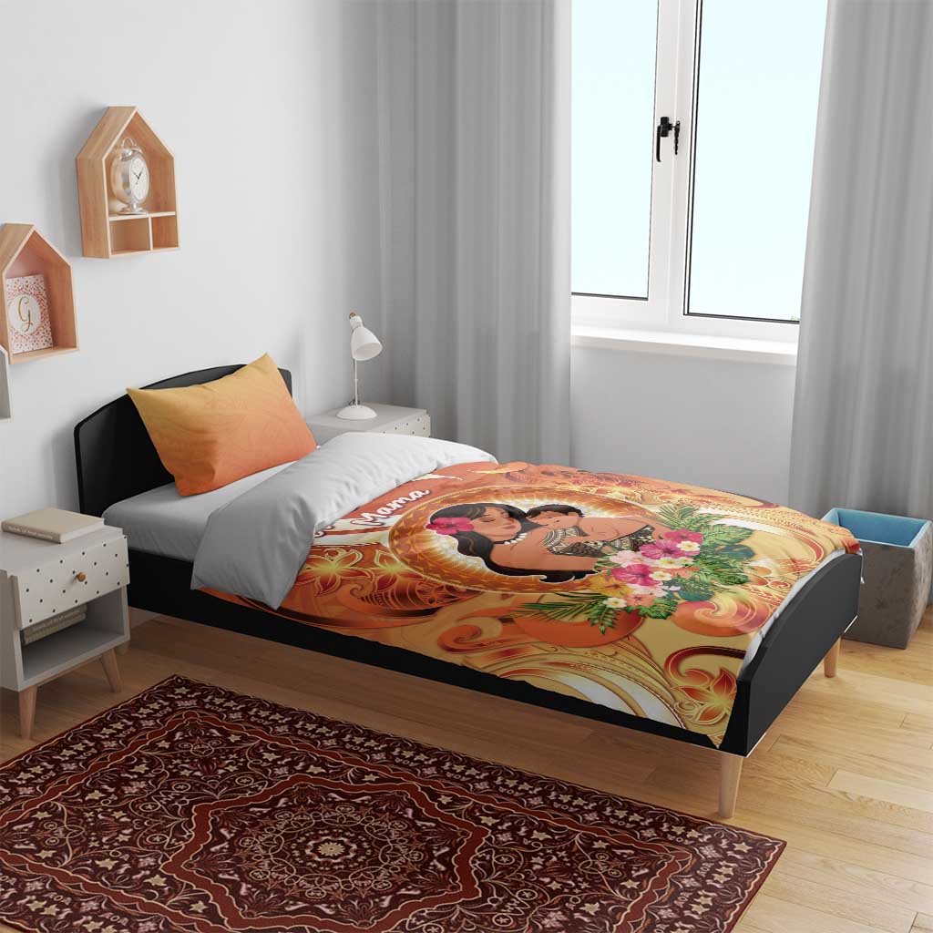 Tonga Mother's Day Bedding Set I Love You Mom