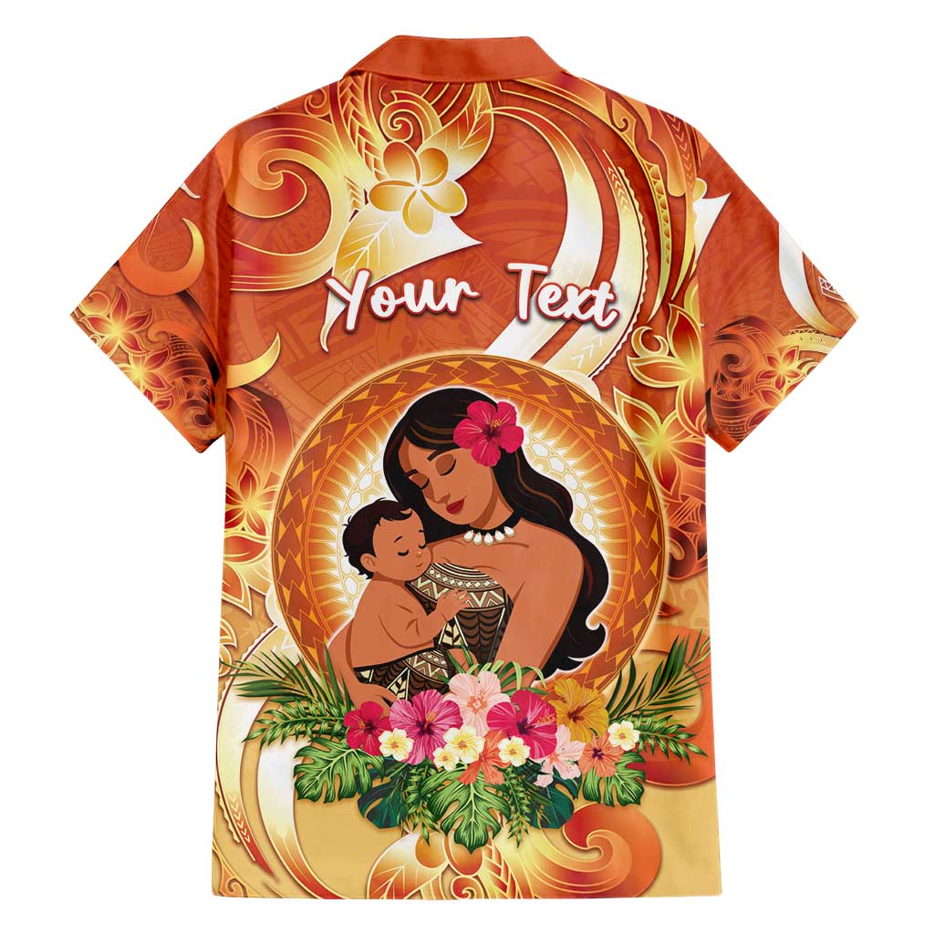 Personalised Tonga Mother's Day Family Matching Short Sleeve Bodycon Dress and Hawaiian Shirt I Love You Mom DT04 - Polynesian Pride