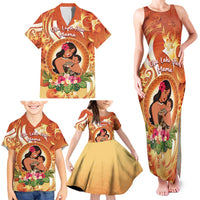 Personalised Tonga Mother's Day Family Matching Tank Maxi Dress and Hawaiian Shirt I Love You Mom DT04 - Polynesian Pride