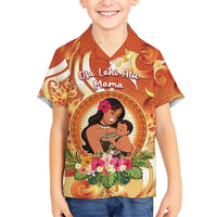 Personalised Tonga Mother's Day Hawaiian Shirt I Love You Mom