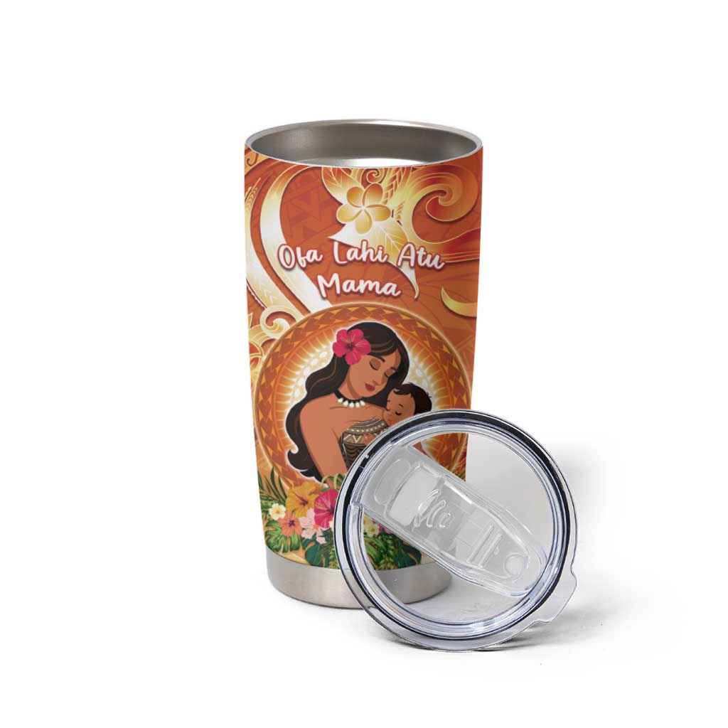 Personalised Tonga Mother's Day Tumbler Cup I Love You Mom