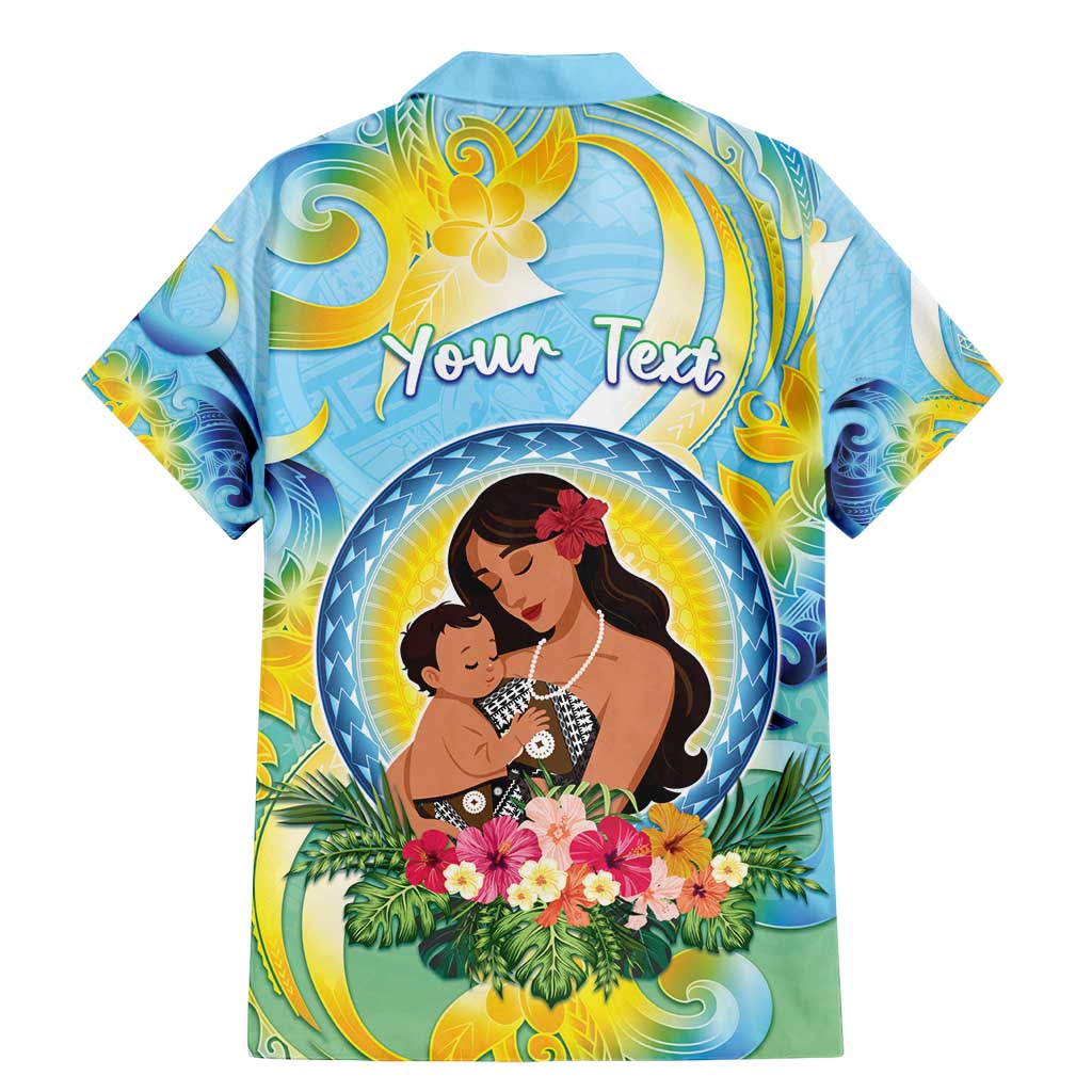 Personalised Fiji Mother's Day Family Matching Mermaid Dress and Hawaiian Shirt I Love You Mom DT04 - Polynesian Pride