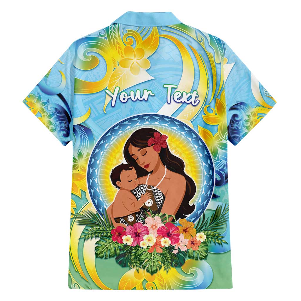 Personalised Fiji Mother's Day Family Matching Summer Maxi Dress and Hawaiian Shirt I Love You Mom DT04 - Polynesian Pride