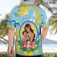 Personalised Fiji Mother's Day Hawaiian Shirt I Love You Mom DT04 - Polynesian Pride
