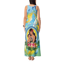 Personalised Fiji Mother's Day Tank Maxi Dress I Love You Mom DT04 - Polynesian Pride