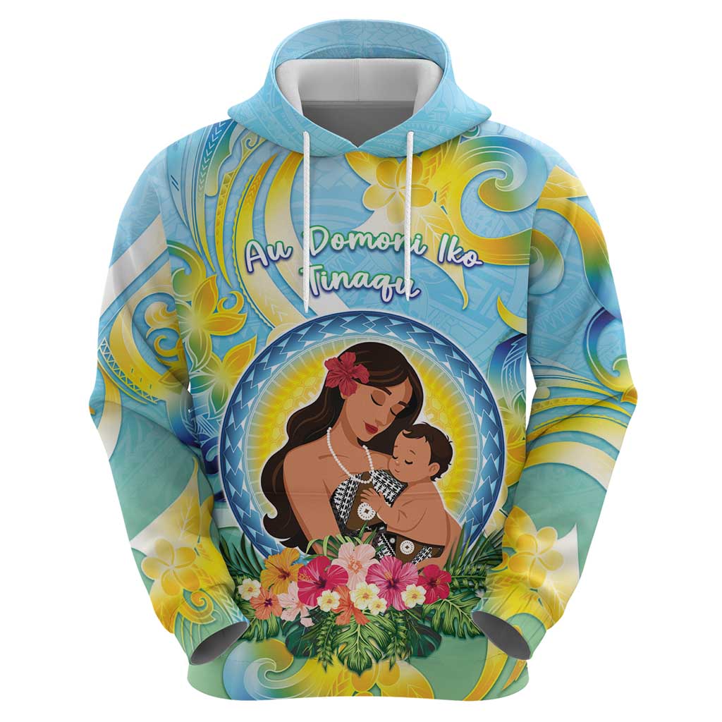 Personalised Fiji Mother's Day Zip Hoodie I Love You Mom DT04 - Polynesian Pride