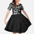 Custom New Zealand Rugby Family Matching Off Shoulder Maxi Dress and Hawaiian Shirt Silver Fern Maori Pattern